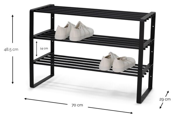 Bijeli metalni ormarić za cipele 70x49x29 cm Rex – Spinder Design