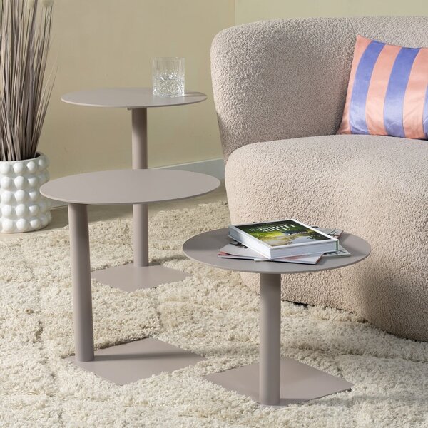 Metalni okrugao pomoćni stol ø 40 cm Sunny – Spinder Design