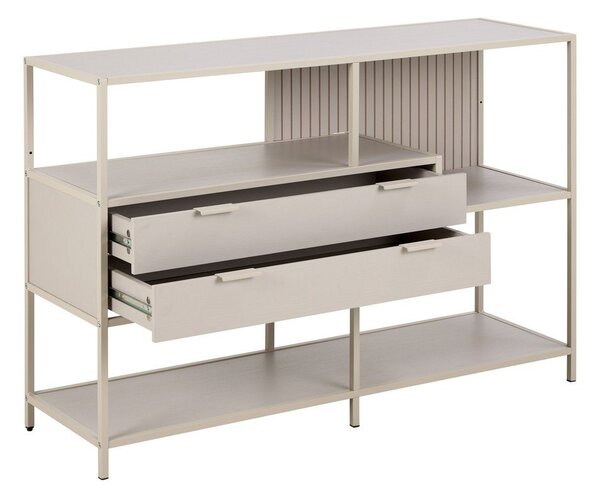 Siva biblioteka 114x78x35 cm Seaford – Actona