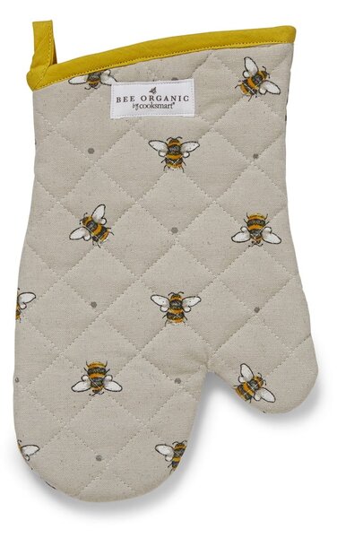 Beige-žuti pamučni kuhinjski rukavice Cooksmart ® bumble pčele