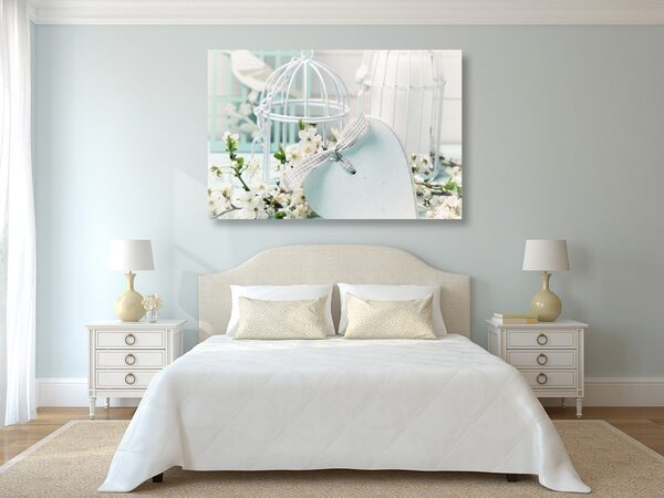 Slika romantična mrtva priroda u vintage stilu