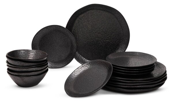 Servis za jelo 18 kom od kamenine Dark Moon – Bonami Selection