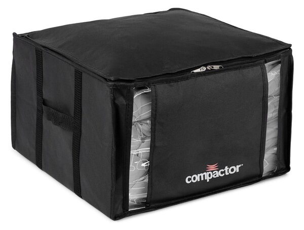 Crna kutija za pohranu odjeće Compactor XXL Black Edition 3D Medium, 125 l