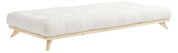 Krevet za jednu osobu od borovine s podnicom 90x200 cm Senza – Karup Design