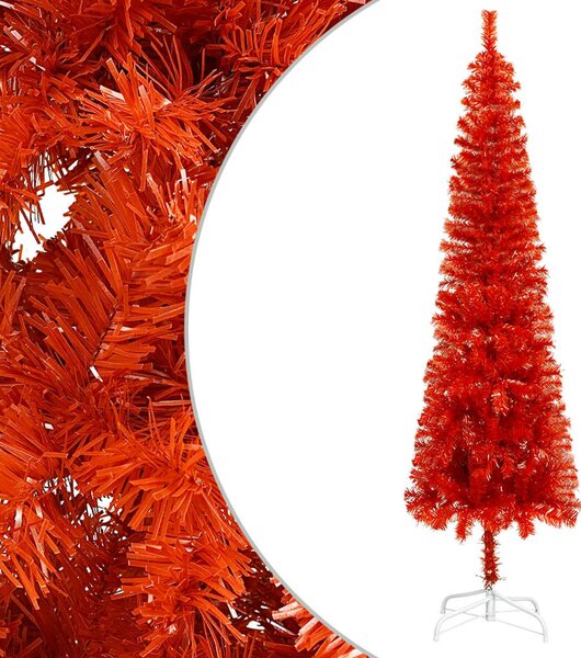 VidaXL Usko božićno drvce crveno 180 cm