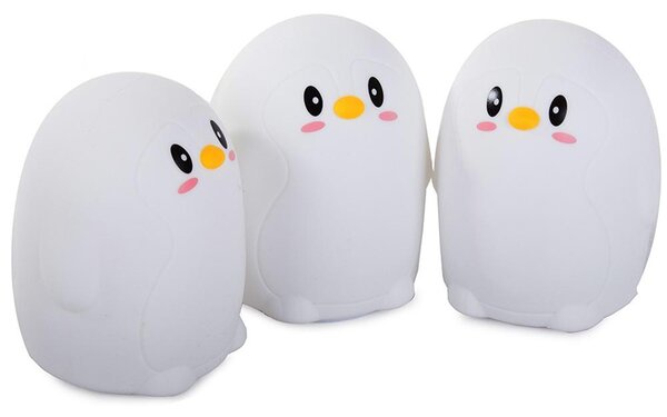 LED RGB baterija Soft Children's Light Touch 1200mAh USB Penguin + daljinski upravljač