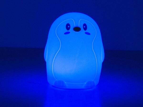 LED RGB baterija Soft Children's Light Touch 1200mAh USB Penguin + daljinski upravljač