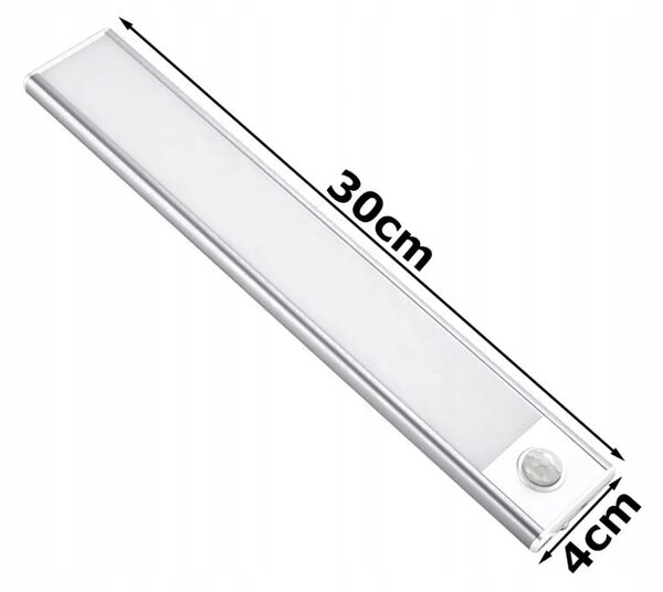 Led samoljepljiva baterija. lampa sa senzorom pokreta 30cm usb