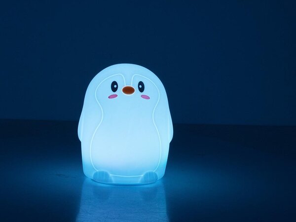 LED RGB baterija Soft Children's Light Touch 1200mAh USB Penguin + daljinski upravljač