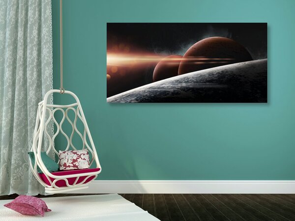 Slika planeti u galaksiji