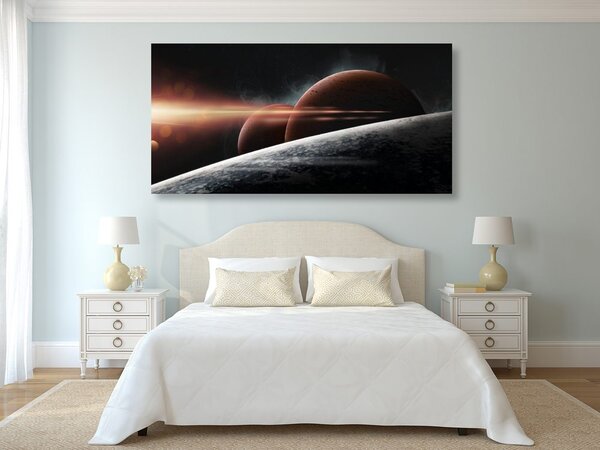 Slika planeti u galaksiji
