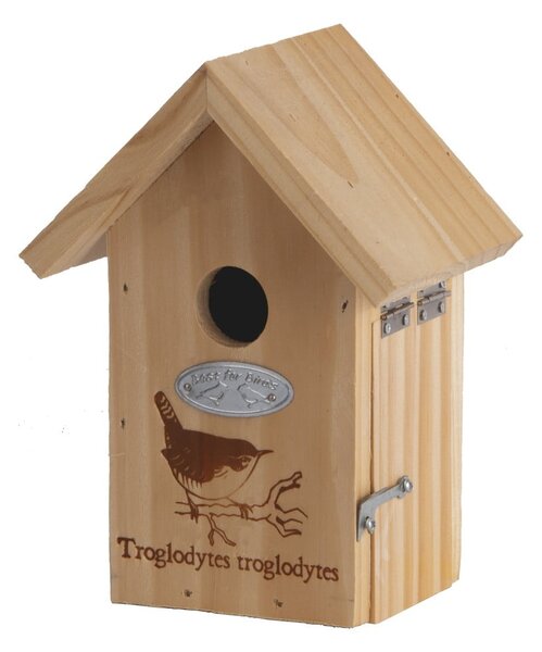 Esschert Design Troglodytes kućica za ptice od punog bora