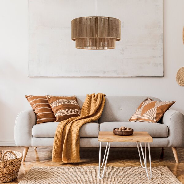 Lampa Viseća APP1836-1CP NATURE BLACK
