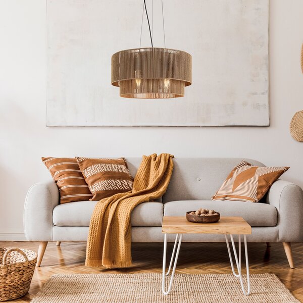 Lampa Viseća APP1837-1CP NATURE BLACK