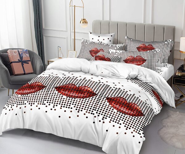 Posteljina od mikrovlakana LIPSY bijela Dimenzije posteljine: 70 x 80 cm | 140 x 200 cm