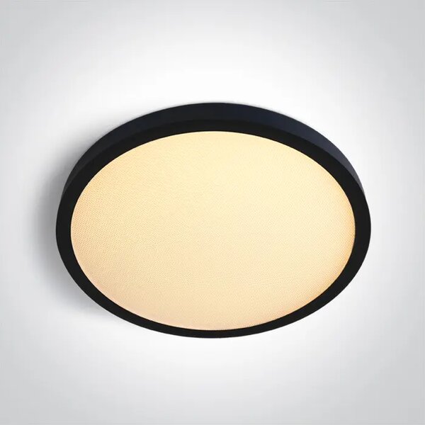 TANKA OKRUGLA CRNA LED PLAFONJERA 24W CCT UGR19 230V DM62020CU/B/V