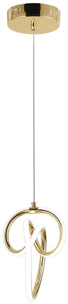 Viseća LED lampa LHJ092-1CP Gold