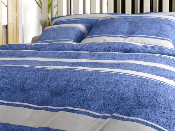 Posteljina od Renforcé pamuka BLUE LINE plava Dimenzije posteljine: 70 x 90 cm | 140 x 200 cm