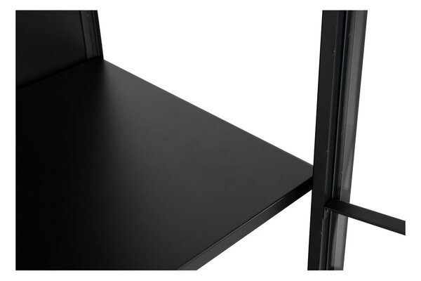 Crna metalna vitrina 80x180 cm Newcastle - Actona