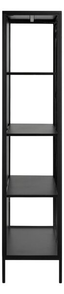 Crna metalna vitrina 80x180 cm Newcastle - Actona
