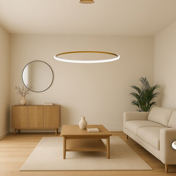 Viseća lampa LHJ004-CP 40 cm ČETKASTA ZLATNA