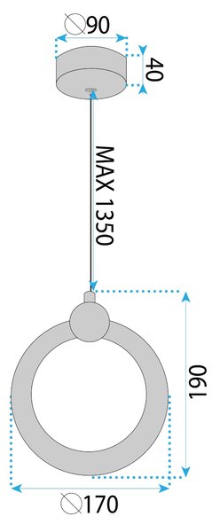 LED svijetiljka LHJ101-1CP GOLD