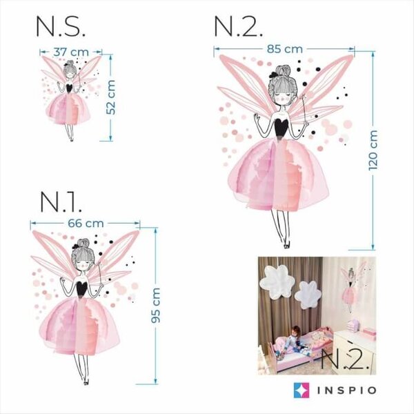 Naljepnica - Čarobna vila za princeze