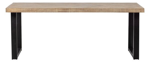 Blagovaonski stol s pločom od drveta manga WOOD, 180 x 90 cm