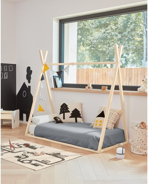 Dječji krevet 70x140 cm u prirodnoj boji Maralis Teepee – Kave Home