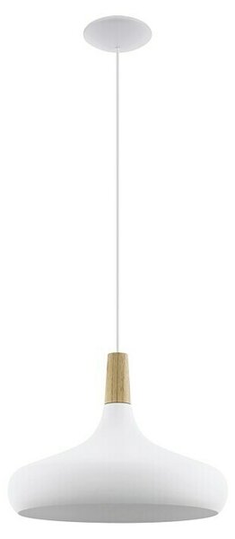 Eglo Okrugla viseća svjetiljka Sabinar (60 W, Ø x V: 400 mm x 110 cm, Smeđe boje, E27)