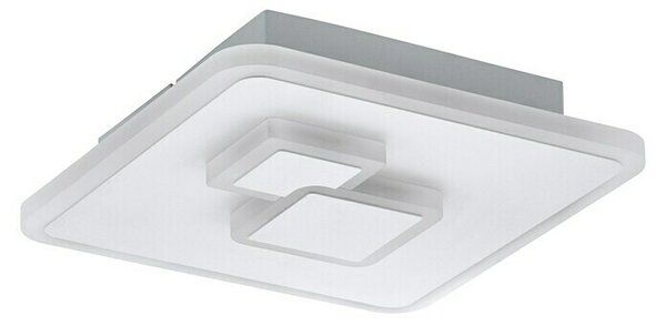 Eglo LED stropna svjetiljka Cadegal (7,8 W, D x Š x V: 20 x 20 x 5 cm, Bijela, Kvadratno)