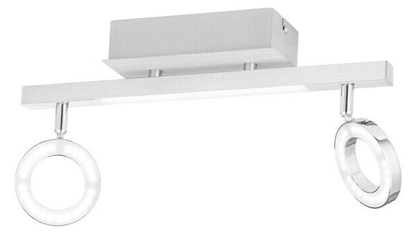 Eglo LED zidni reflektor Cardillio 1 (9,7 W, Srebrna, Topla bijela, 2 Kom.)