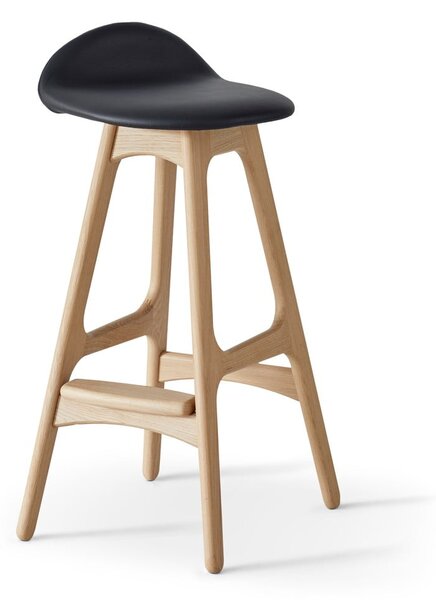 Kožna okretna barska stolica 79 cm Buck – Hammel Furniture