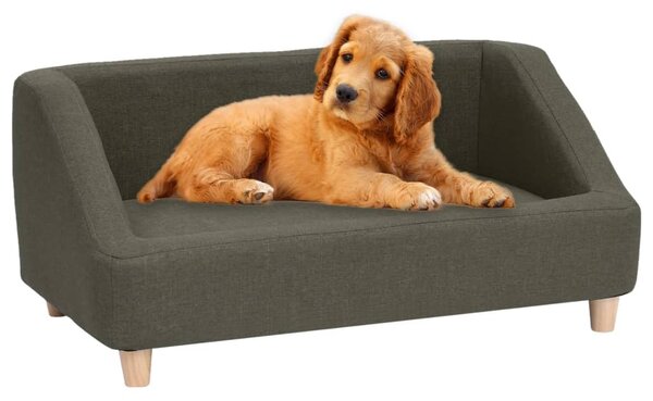 VidaXL Sofa za pse tamnosiva 85 x 50 x 39 cm od platna