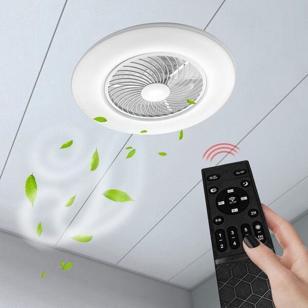 Luster s ventilatorom APP1551-C WHITE