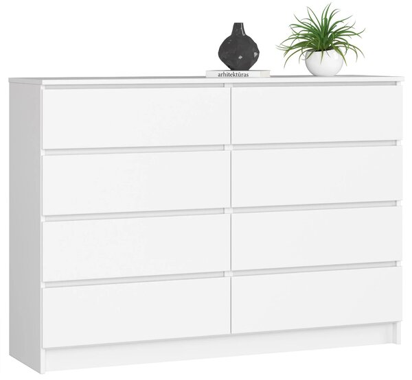 Komoda Keanu K140 8SZ (bijela)