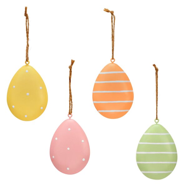 Viseće metalno jaje PASTEL EGG - više boja Boja: Narančasta