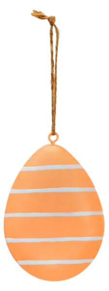 Viseće metalno jaje PASTEL EGG - više boja Boja: Narančasta