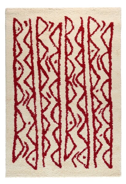 Krem-crveni tepih Bonami Selection Morra, 120 x 180 cm
