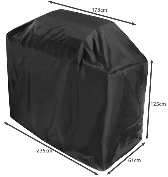 Univerzalni poklopac za roštilj 235x61x125cm
