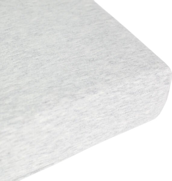 Donja plahta Jersey Melange New - Svijetlo siva - 90x200 cm