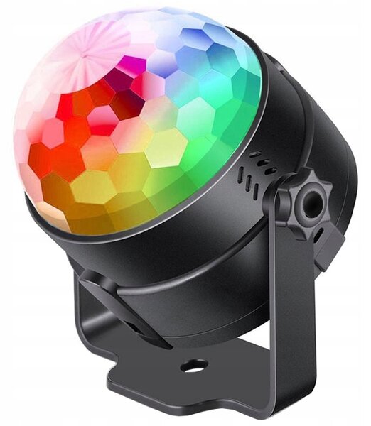 Disco led rgb projektor svjetlosni efekt + daljinski upravljač - 2611792