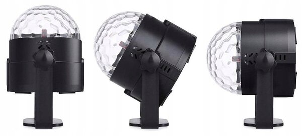 Disco led rgb projektor svjetlosni efekt + daljinski upravljač - 2611792