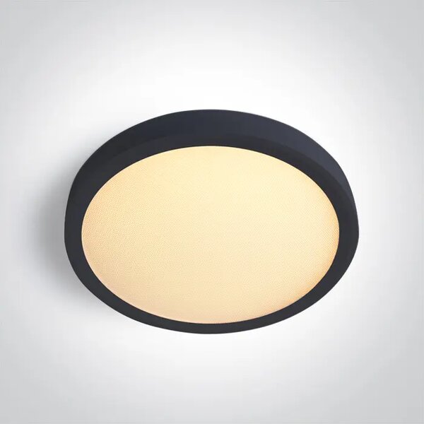TANKA OKRUGLA CRNA LED PLAFONJERA 18W CCT UGR19 230V DM62020BU/B/V