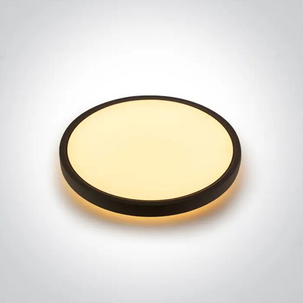 CRNA LED PLAFONJERA S POZADINSKIM OSVJETLJENJEM 38W+4W CCT IP20 230V DM62002C/B/V