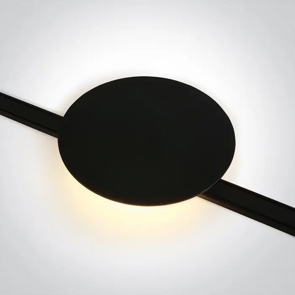 CRNA LED SVJETILJKA ZA FLAT MAGNETNE ŠINE 9W 48V CCT IP20 DARK LIGHT DM43112F/B/V