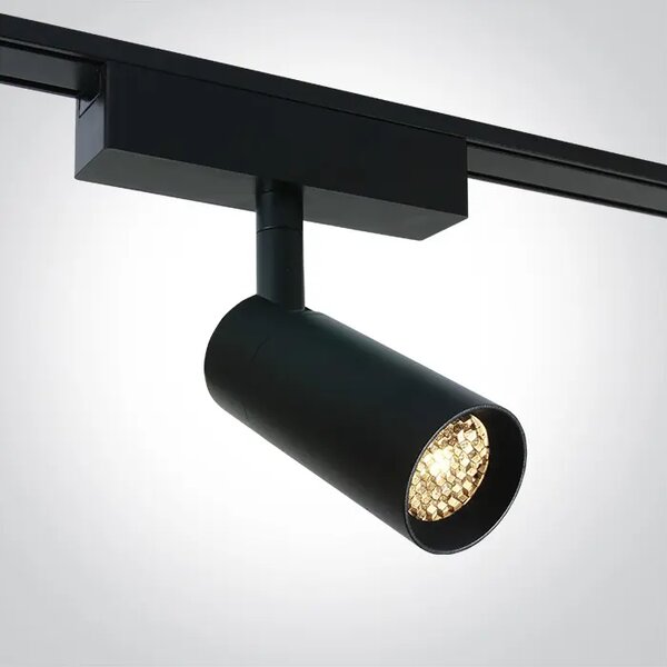 CRNI LED REFLEKTOR ZA FLAT MAGNETNE ŠINE 7W 48V CCT IP20 HONEYCOMB DM43118F/B/V