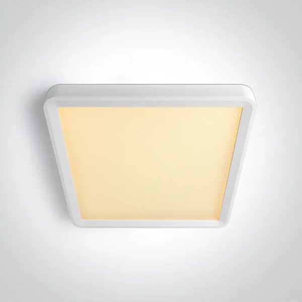 TANKA ČETVRTASTA BIJELA LED PLAFONJERA 18W CCT UGR19 230V DM62020HU/W/V