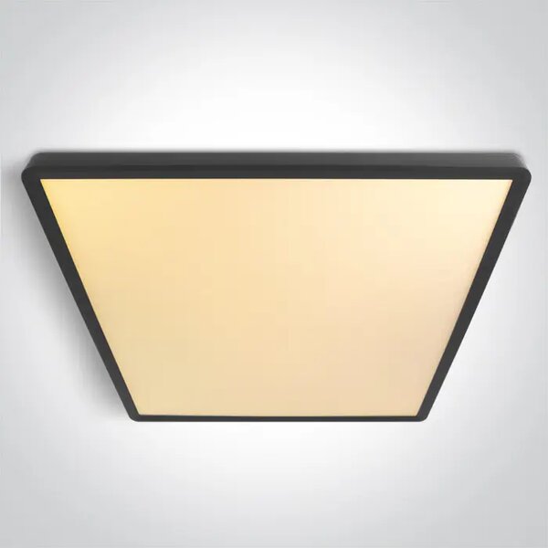 TANKA ČETVRTASTA CRNA LED PLAFONJERA 40W CCT UGR19 230V DM62020LU/B/V