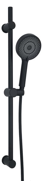 Set za tuš Stil ručica tuša s držačem za crijevo i tuš crijevom 150 cm, crni